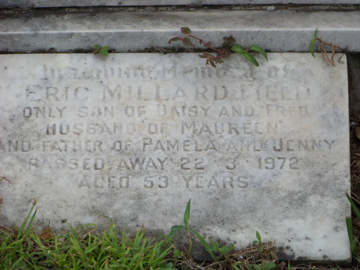FIELD Eric Millard -1972