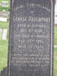 DAVENPORT George 1850-1901 & Hannah -1910