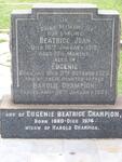 CHAMPION Harold -1939 & Eugenie Beatrice -1974 :: CHAMPTION Beatrice -1919 :: CHAMPION Eugenie -1920