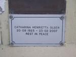 OLSEN Catharina Henrietta 1925-2007