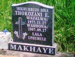 MAKHAYE Thokozani E 1977-2007