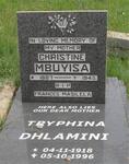 MBUYISA Christine 1887-1945 :: DHLAMINI Tryphina 1918-1996