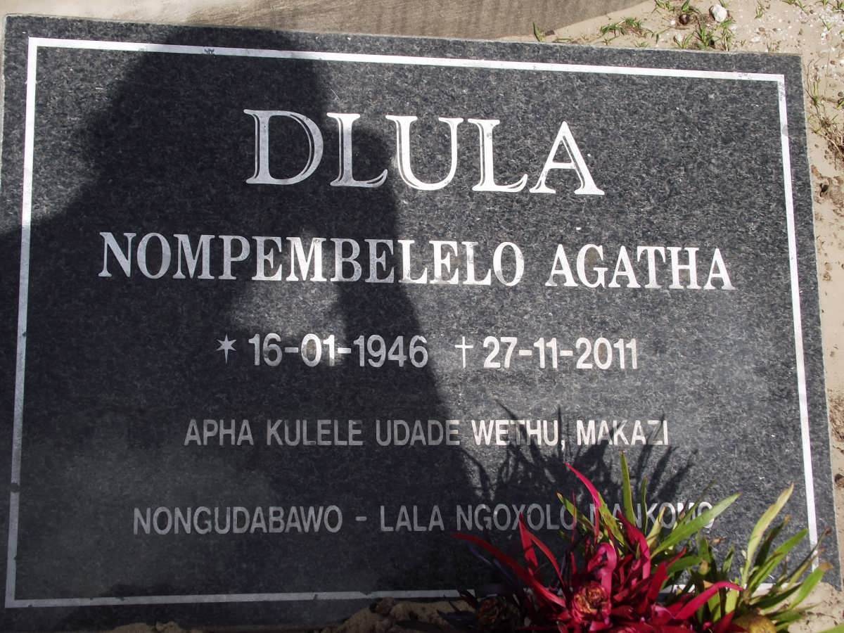 DLULA Nompembelelo Agatha 1946-2011