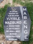 MAZIBUKO Vuyisile 1990-2011