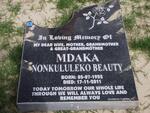 MDAKA Nonkululeko Beauty 1952-2011