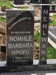 MEHLWANA Nomhle Barbara Mpofu 1972-2011