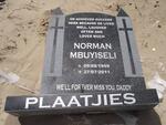 PLAATJIES Norman Mbuyiseli 1959-2011
