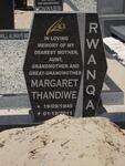 RWANQA Margaret Thandiwe 1945-2011