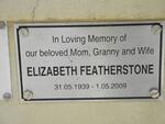 FEATHERSTONE Elizabeth 1939-2009
