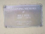 FOX Bill 1899-1974 & Evelyn 1904-1972