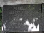 FREEMAN Albert Edward 1898-197? :: FREEMAN Nellie Una 1915-1995 :: FREEMAN Victoria May 1901-1984