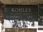 KOHLER Leo 1914-1993 & Dorothy 1914-1989