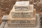 DREYER John Albert Francis 1886-1918