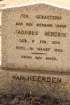 HEERDEN Jacobus Hendrik, van 1874-1952