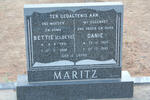 MARITZ Danie 1925-1982 & Bettie CLOETE 1931-2000
