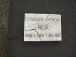 KOK Charles Duncan 1962-1962