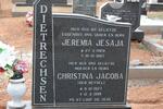 DIETRECHSEN Jeremia Jesaja 1920-1987 & Christina Jacoba DEYSEL 1927-1999