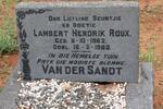 SANDT Lambert Hendrik Roux, van der 1962-1963