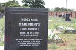 MADINGINYA Modex Amos 1935-2002