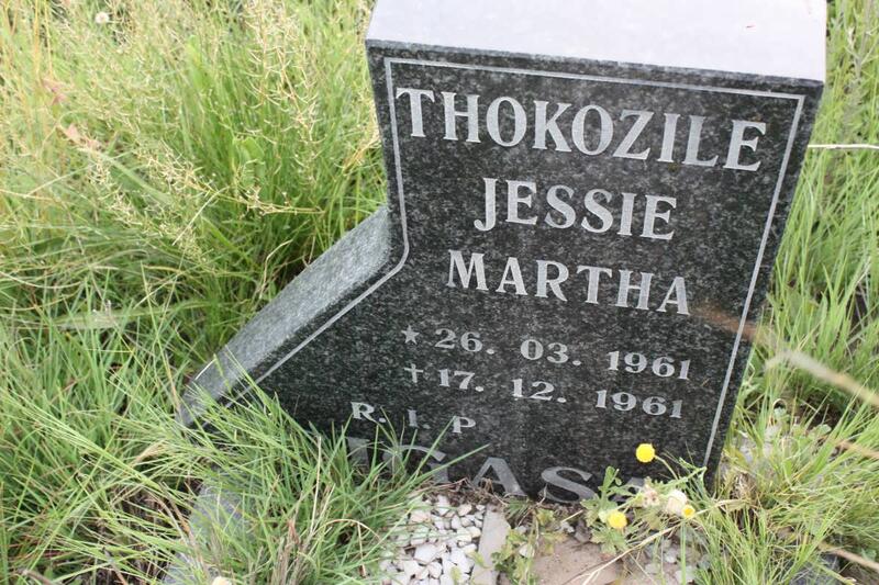 THOKOZILE Jessie Martha 1961-1961