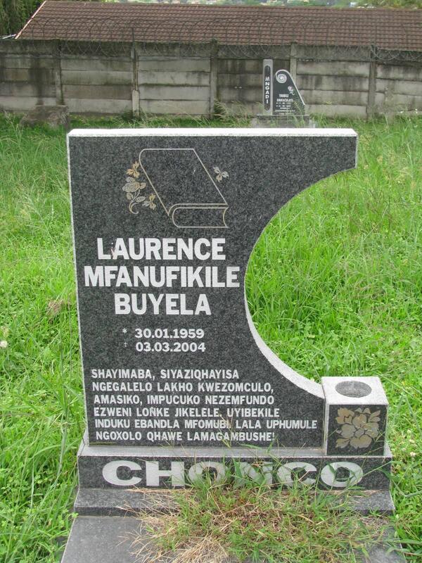CHONCO Laurence Mfanufikile Buyela 1959-2004