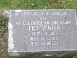VENTER Piet 1927-1979