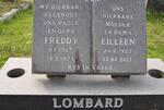LOMBARD Freddy 1927-1974 & Eilleen 1923-2011