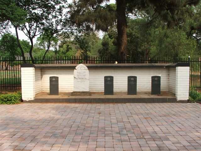 1. The British graves at the concentration camp cemetery