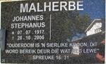 MALHERBE Johannes Stephanus 1917-2006