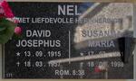 NEL David Josephus 1915-1957 & Susanna Maria 1921-1998