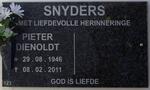 SNYDERS Pieter Dienolt 1946-2011