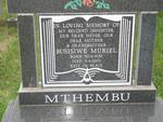 MTHEMBU Busisiwe Muriel 1936-2002 