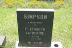 SIMPSON Elizabeth Catherine 1919-1990