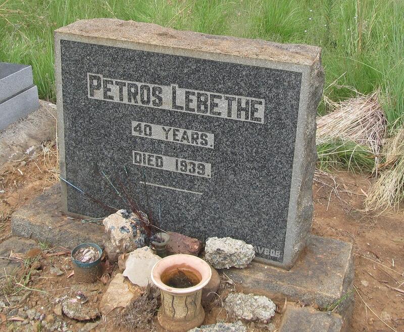 LEBETHE Petros -1939