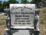 BODE Auguste Wilhelmine Marie nee TILTMANN 1892-1924