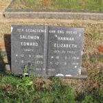 ?ENA? Salomon Edward 1886-1975 & Hannah Elizabeth DU PREEZ 1914-1978