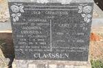 CLAASSEN Gert J.D. 1886-1968 & Jacomina Christina CLAASSEN 1895-1963