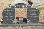 MATTHEE Daniel H. 1914-1989 & Martha M.S. 1916-1986