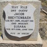 BREYTENBACH Jacob 1871-1951 & Susara 1871-1950