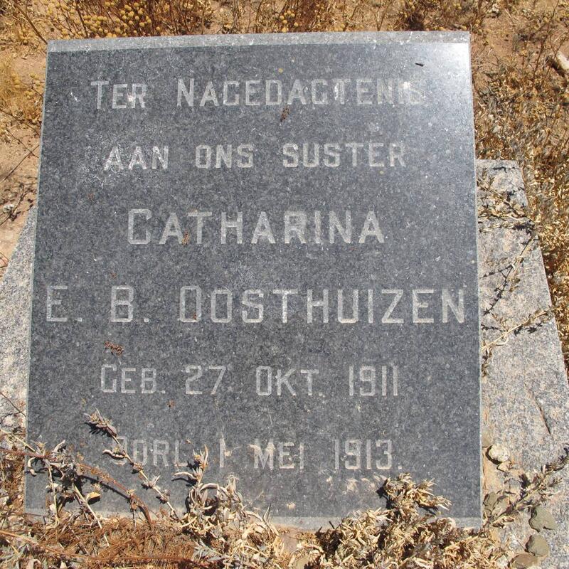 OOSTHUIZEN Catharina E.B. 1911-1913
