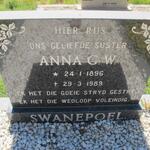SWANEPOEL Anna G.W. 1896-1989