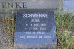 SCHWENKE Frederick W. 1909-1975 & Alida 1918-2003