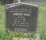 VISAGIE Hendrina Maria nee DU PLOOY 1889-1962