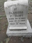 SCOTT Clarissa F. 1882-1929