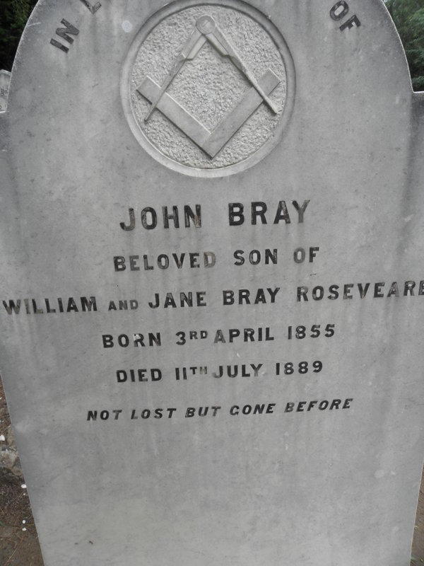 ROSEVEARD John Bray 1855-1889