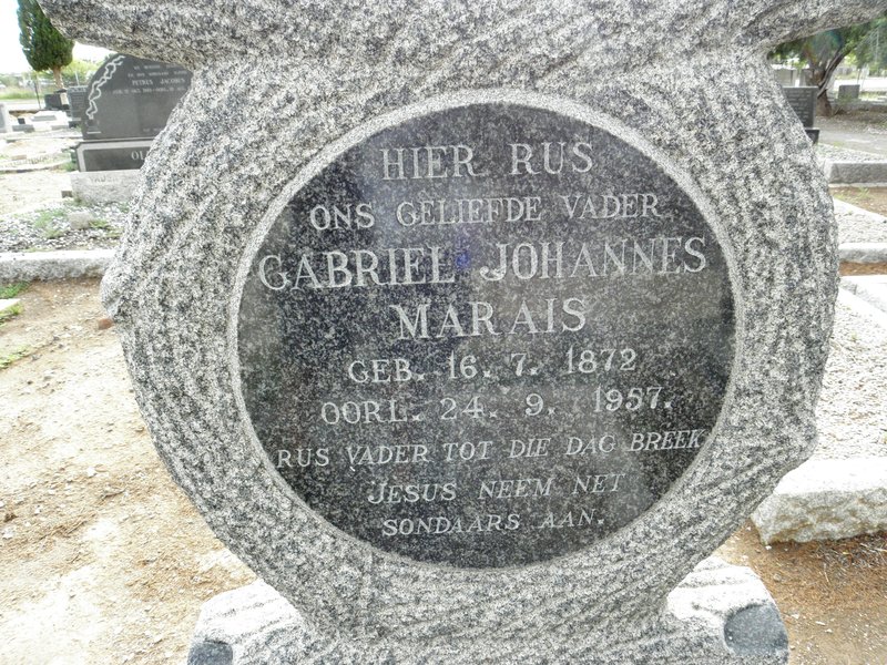 MARAIS Gabriel Johannes 1872-1957