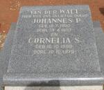 WALT Johannes P., van der 1900-1957 & Cornelia S. 1898-1979