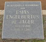 JAGER Esias Engelbertus, de 1888-1950