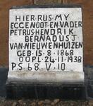 NIEUWENHUIZEN Petrus Hendrik Bernadus, J. van 1868-1938