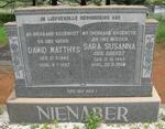 NIENABER Dawid Matthys 1886-1957 & Sara Susanna BREEDT 1882-1968